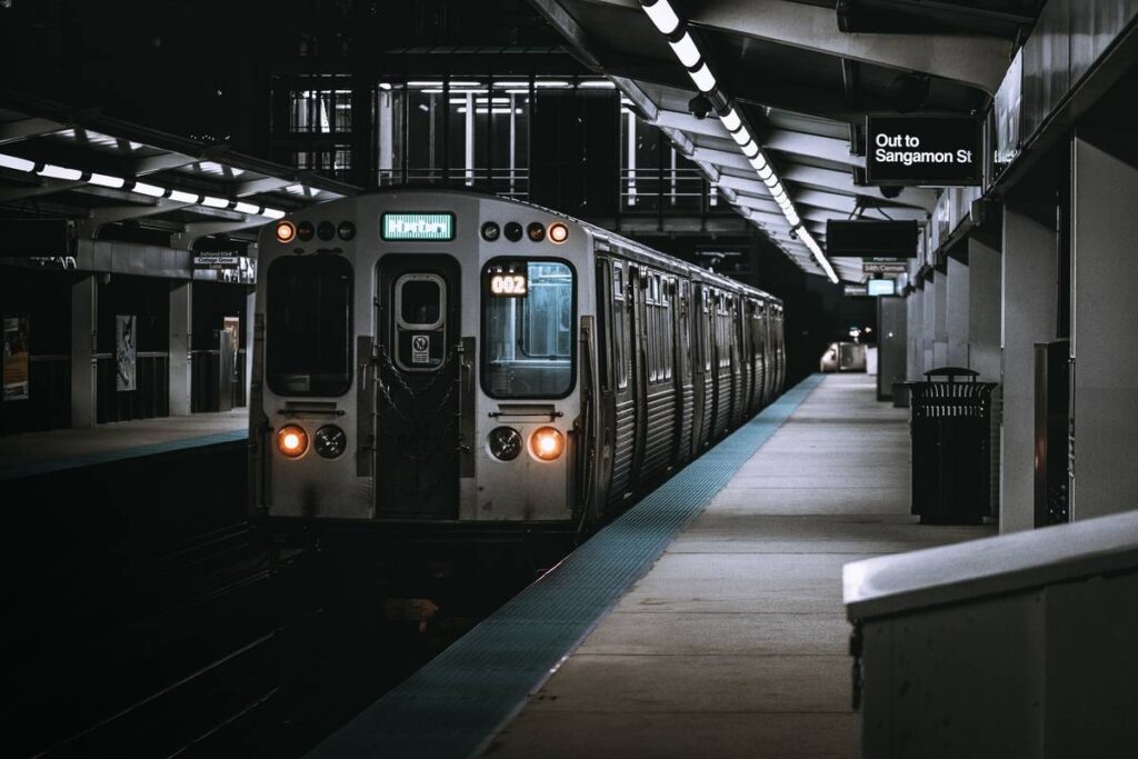 Subway underground in New York City