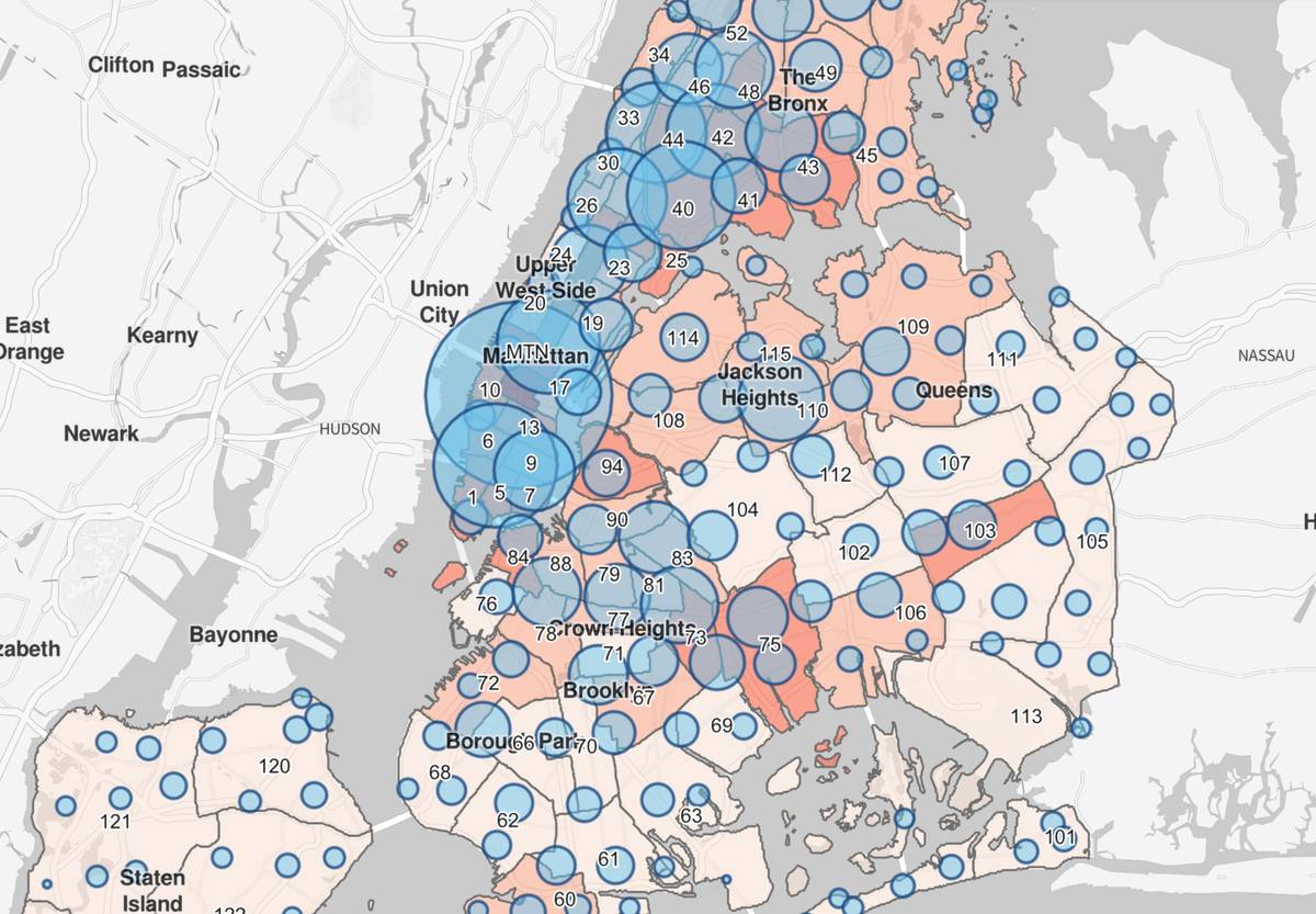 15 Most Dangerous Neighborhoods In NYC NYC Reviewed   NYC Crime Map 