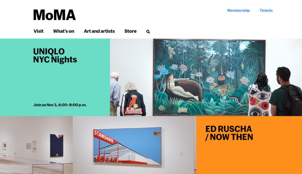 "The Museum of Modern Art (MoMA)" museum screenshot