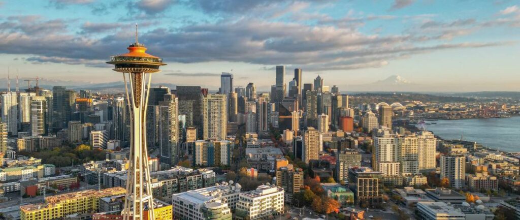 View of Seattle from above