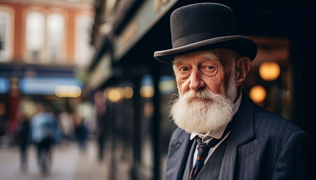 Jewish neighborhoods in NYC - Old Jewish man in NYC
